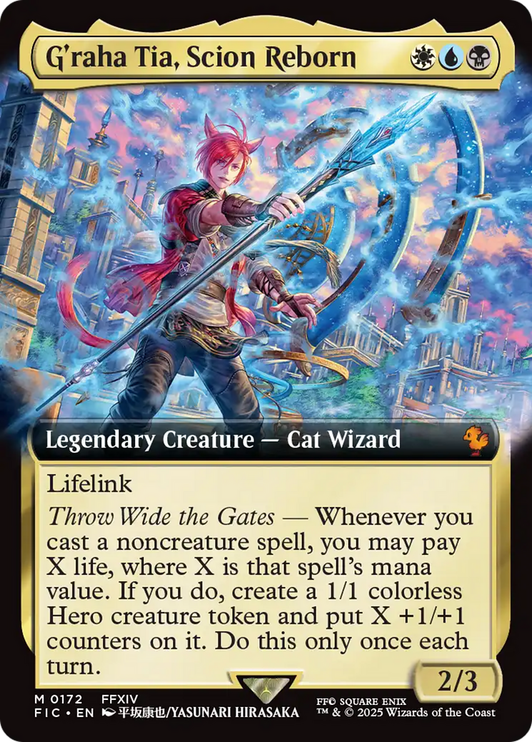 G'raha Tia, Scion Reborn (Extended Art) [FINAL FANTASY Commander] | RetroPlay Games