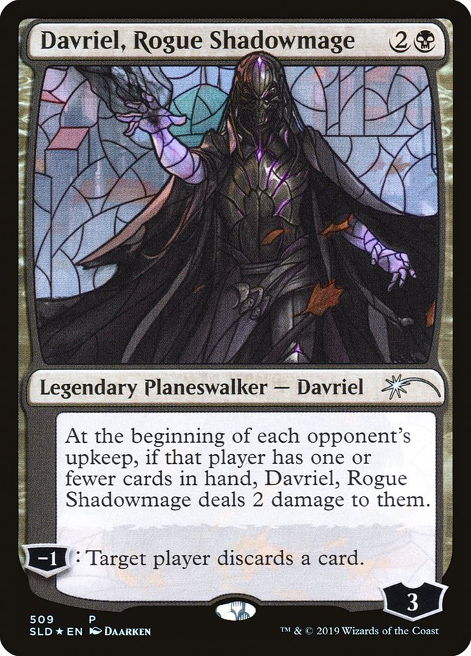 Davriel, Rogue Shadowmage (Stained Glass) [Secret Lair Drop Promos] | RetroPlay Games