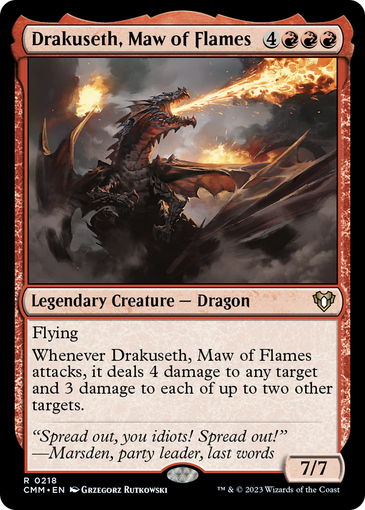 Drakuseth, Maw of Flames [Commander Masters] | RetroPlay Games