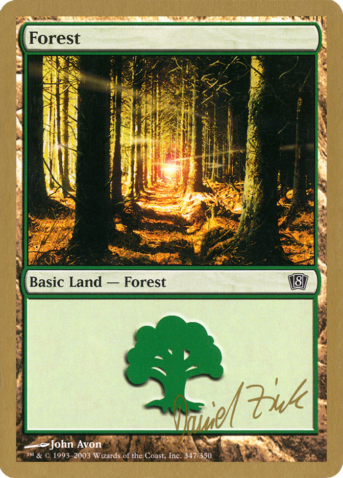 Forest (dz347) (Daniel Zink) [World Championship Decks 2003] | RetroPlay Games