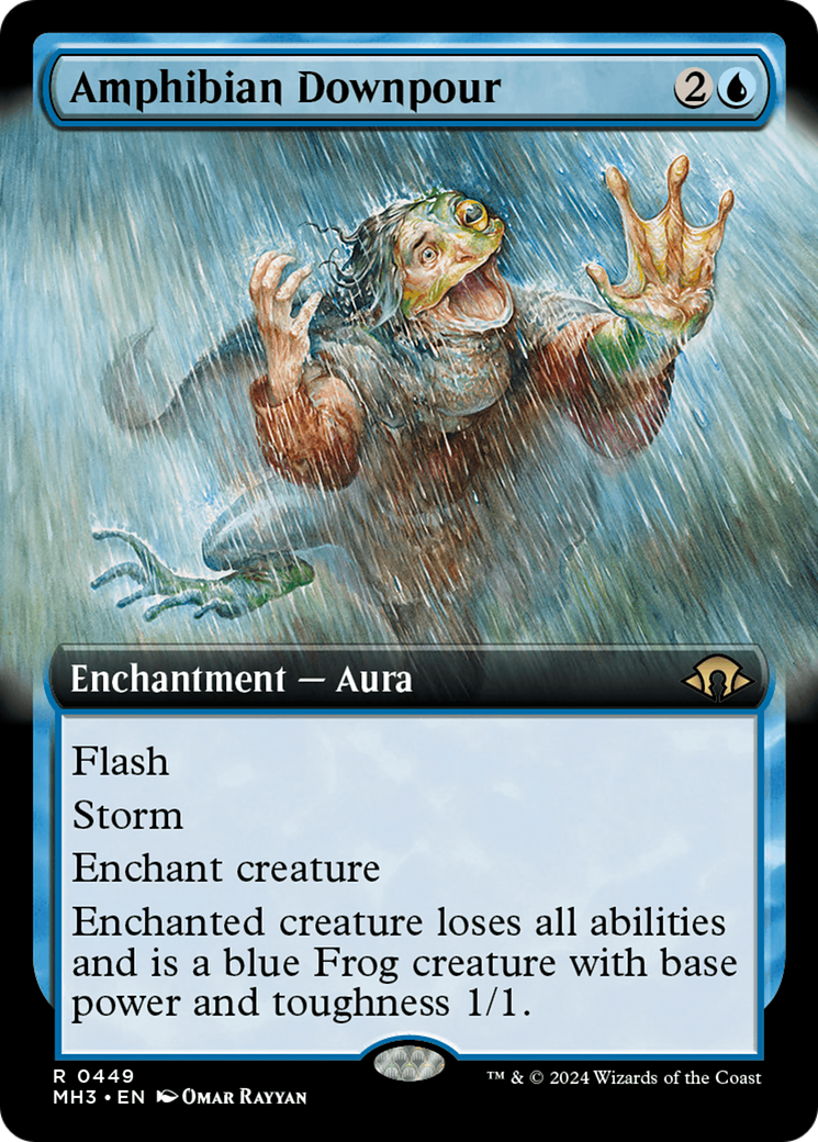 Amphibian Downpour (Extended Art) [Modern Horizons 3] | RetroPlay Games