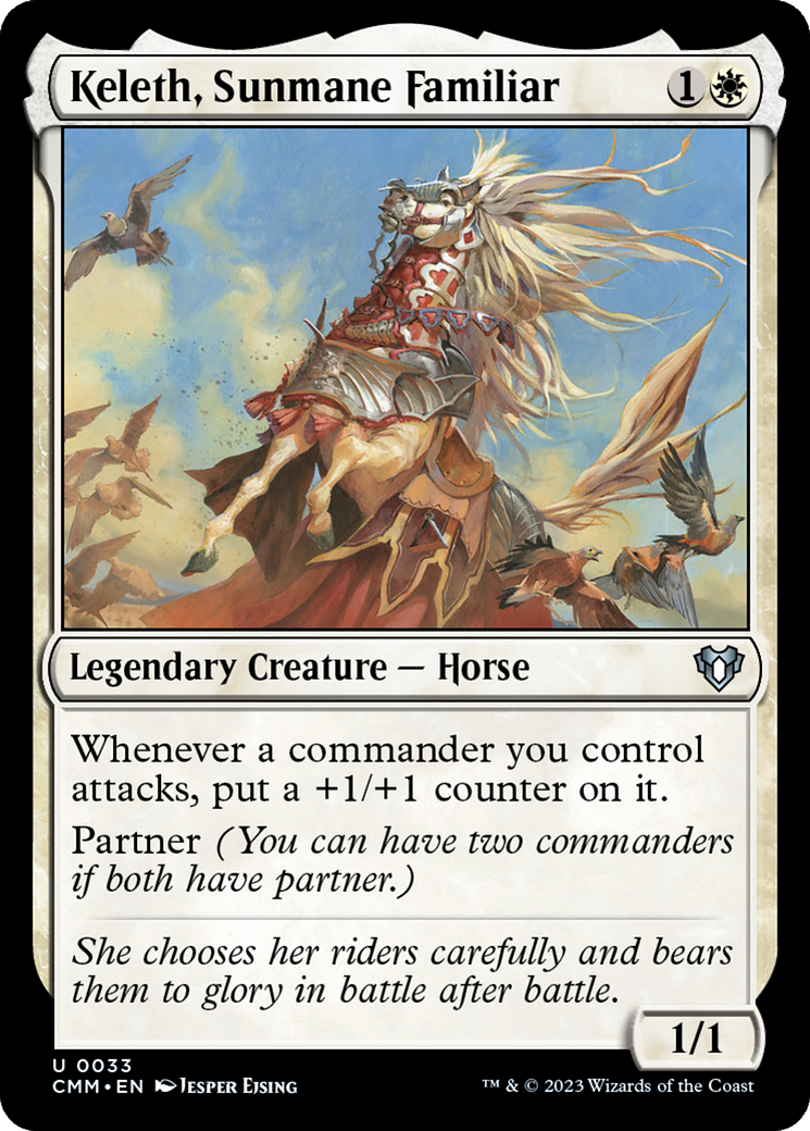 Keleth, Sunmane Familiar [Commander Masters] | RetroPlay Games