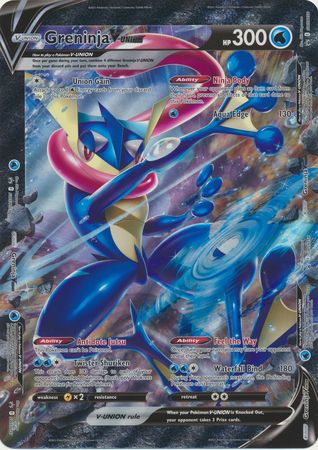 Greninja V-Union (Jumbo Card) [Sword & Shield: Black Star Promos] | RetroPlay Games