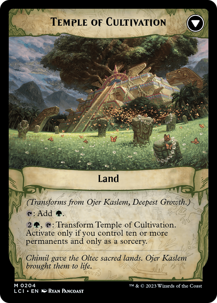 Ojer Kaslem, Deepest Growth // Temple of Cultivation [The Lost Caverns of Ixalan Prerelease Cards] | RetroPlay Games