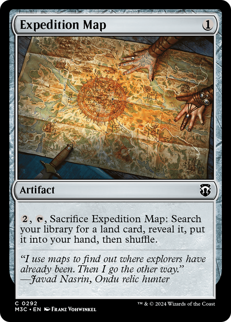 Expedition Map (Ripple Foil) [Modern Horizons 3 Commander] | RetroPlay Games