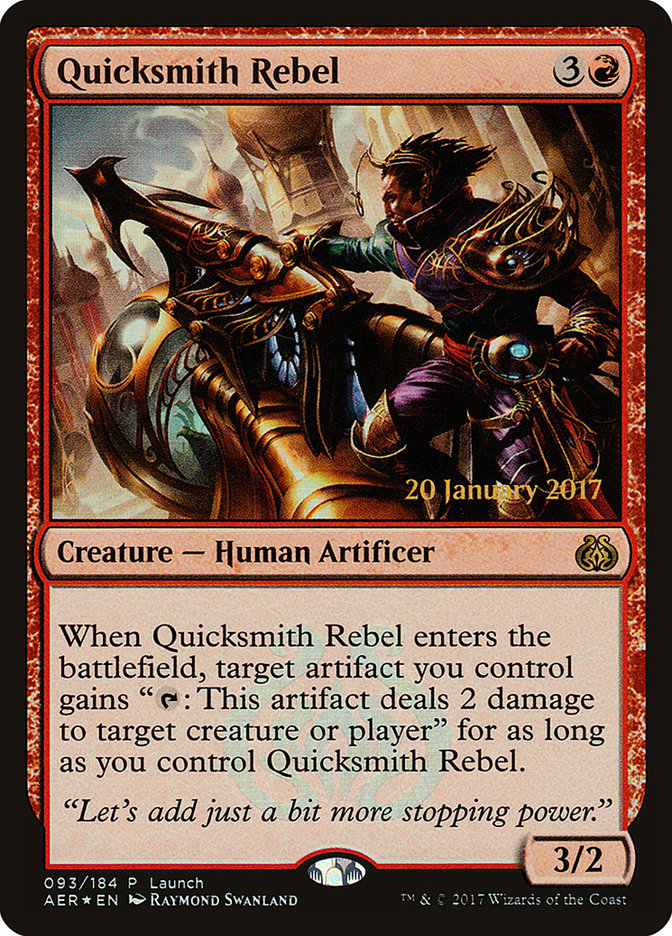 Quicksmith Rebel (Launch) [Aether Revolt Promos] | RetroPlay Games