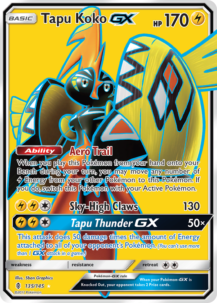 Tapu Koko GX (135/145) [Sun & Moon: Guardians Rising] | RetroPlay Games