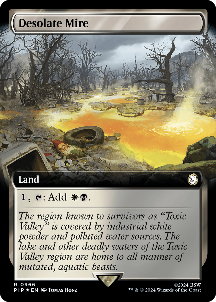 Desolate Mire (Extended Art) (Surge Foil) [Fallout] | RetroPlay Games