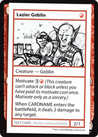 Lazier Goblin (2021 Edition) [Mystery Booster Playtest Cards] | RetroPlay Games