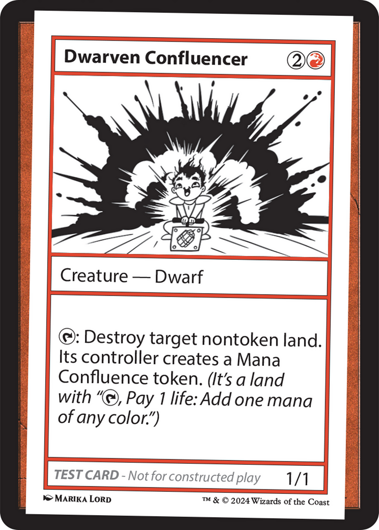 Dwarven Confluencer [Mystery Booster 2 Playtest Cards] | RetroPlay Games