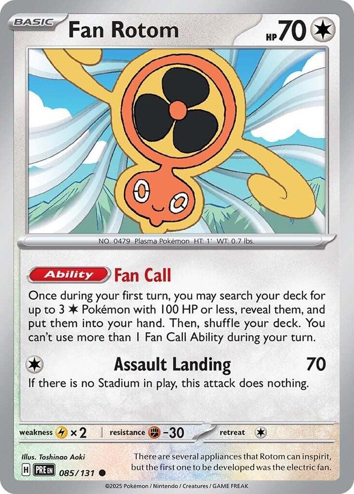 Fan Rotom (085/131) [Scarlet & Violet: Prismatic Evolutions] | RetroPlay Games