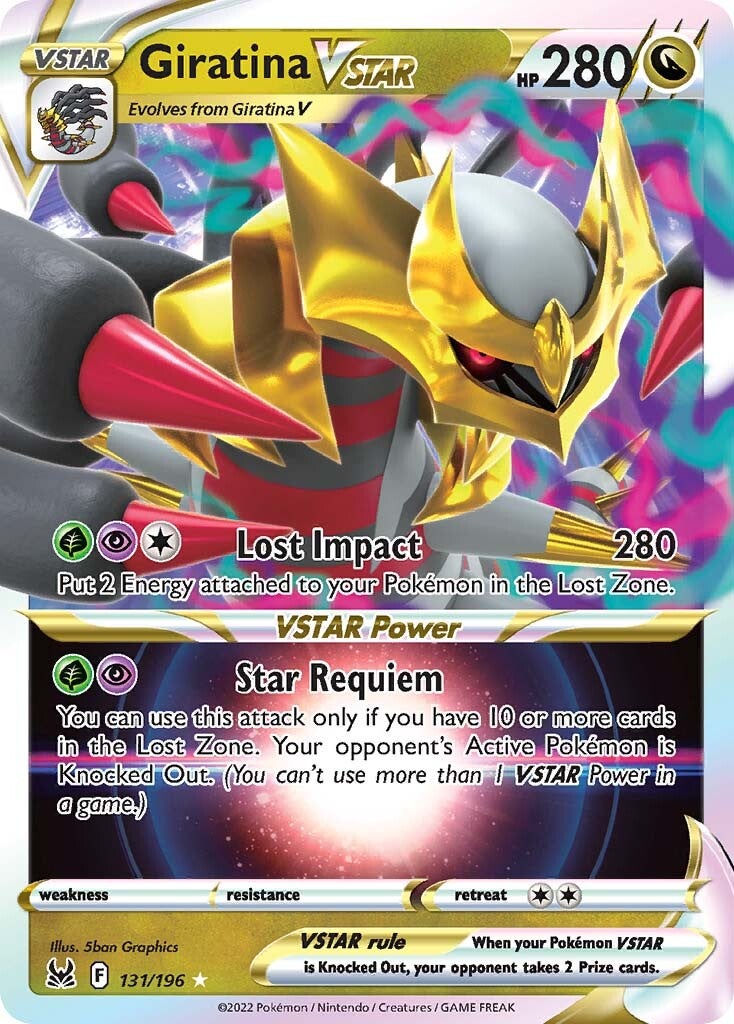 Giratina VSTAR (131/196) (Jumbo Card) [Sword & Shield: Lost Origin] | RetroPlay Games