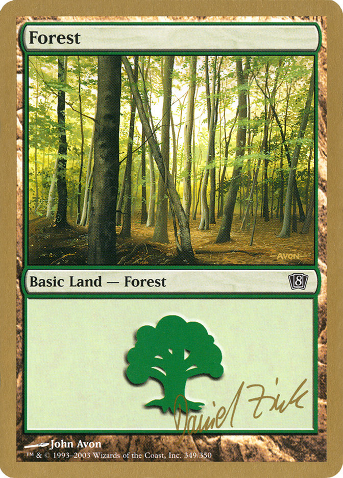 Forest (dz349) (Daniel Zink) [World Championship Decks 2003] | RetroPlay Games