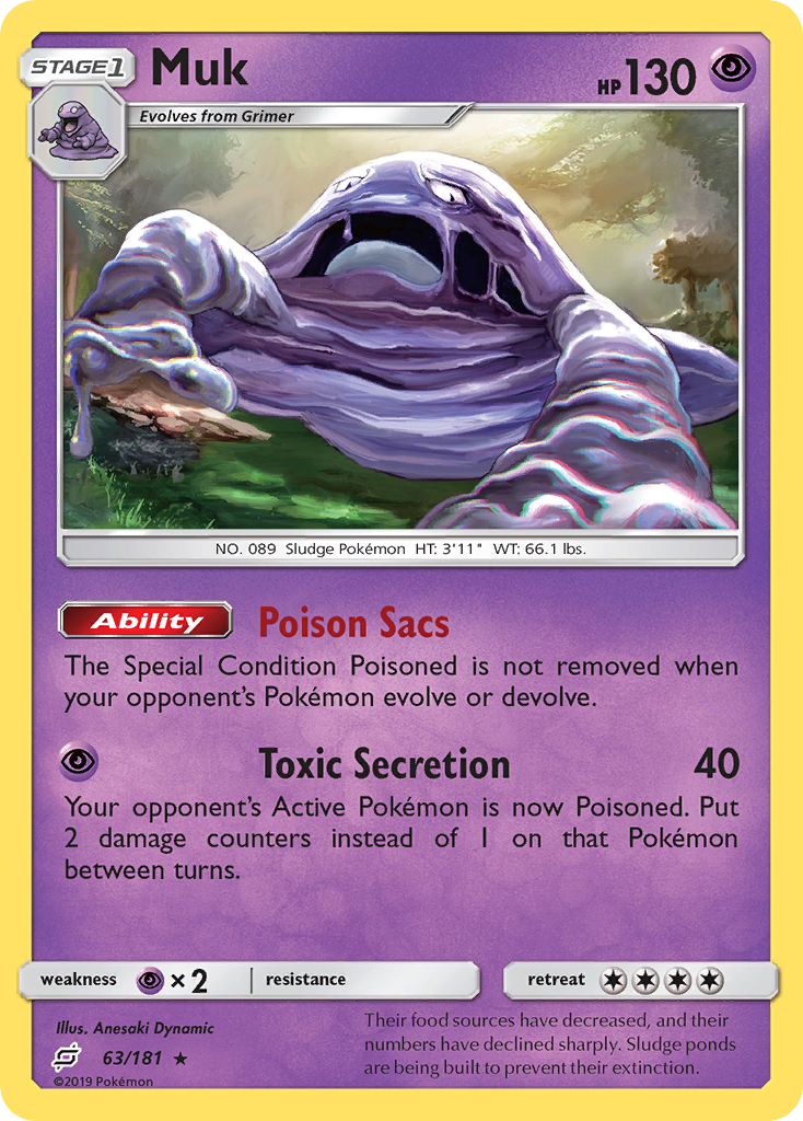 Muk (63/181) [Sun & Moon: Team Up] | RetroPlay Games