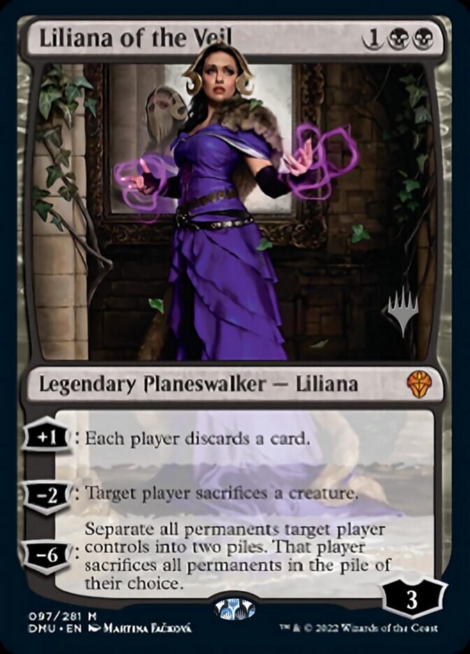 Liliana of the Veil (Promo Pack) [Dominaria United Promos] | RetroPlay Games