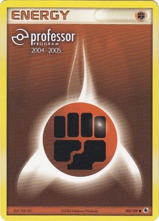 Fighting Energy (105/109) (2004 2005) [Professor Program Promos] | RetroPlay Games