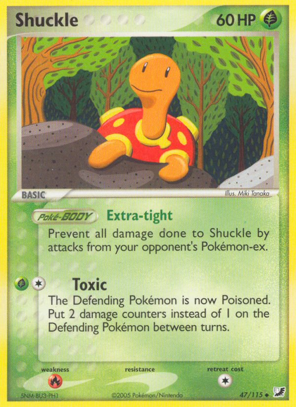 Shuckle (47/115) [EX: Unseen Forces] | RetroPlay Games