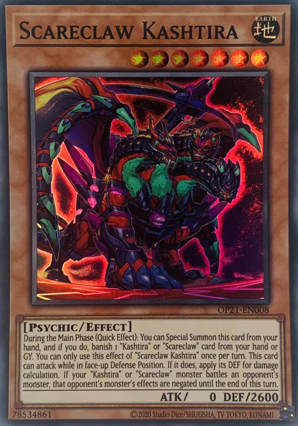 Scareclaw Kashtira [OP21-EN008] Super Rare | RetroPlay Games