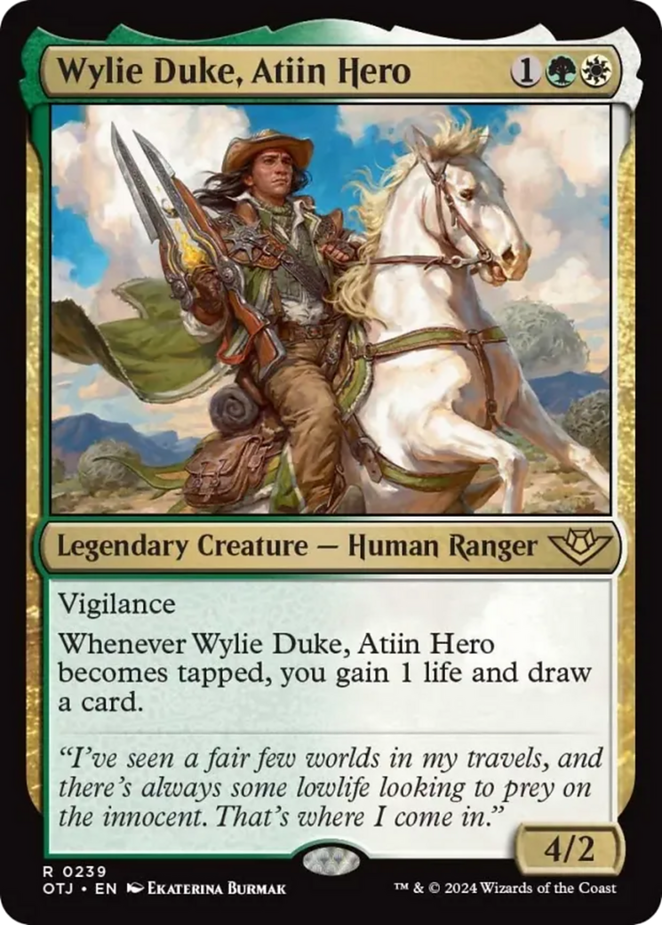 Wylie Duke, Atiin Hero [Outlaws of Thunder Junction] | RetroPlay Games
