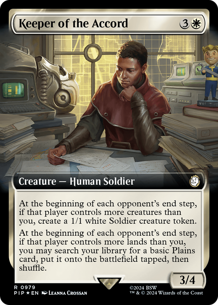 Keeper of the Accord (Extended Art) (Surge Foil) [Fallout] | RetroPlay Games