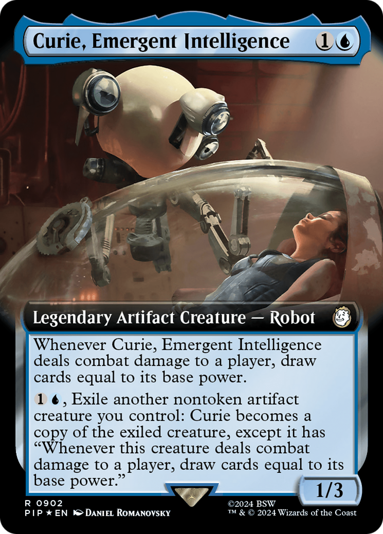 Curie, Emergent Intelligence (Extended Art) (Surge Foil) [Fallout] | RetroPlay Games