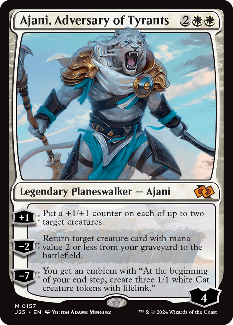 Ajani, Adversary of Tyrants [Foundations Jumpstart] | RetroPlay Games