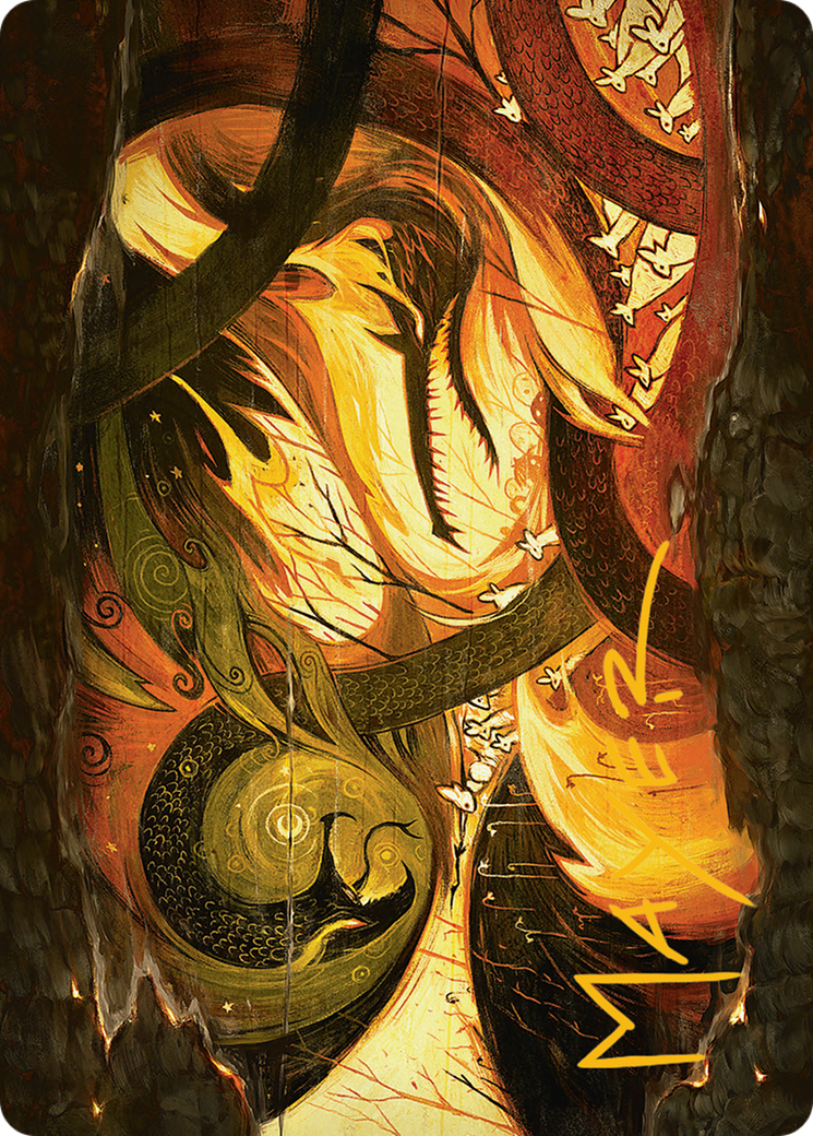 Season of Loss Art Card (Gold-Stamped Signature) [Bloomburrow Art Series] | RetroPlay Games