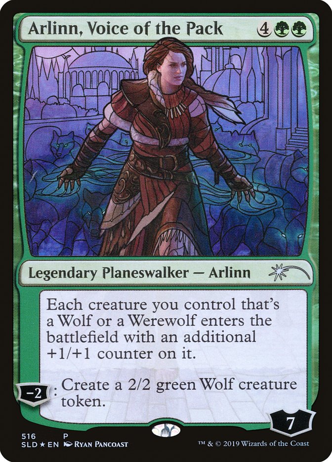 Arlinn, Voice of the Pack (Stained Glass) [Secret Lair Drop Promos] | RetroPlay Games