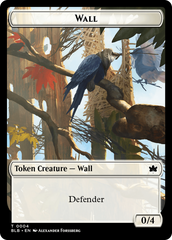 Wall // Intrepid Rabbit Double-Sided Token [Bloomburrow Tokens] | RetroPlay Games