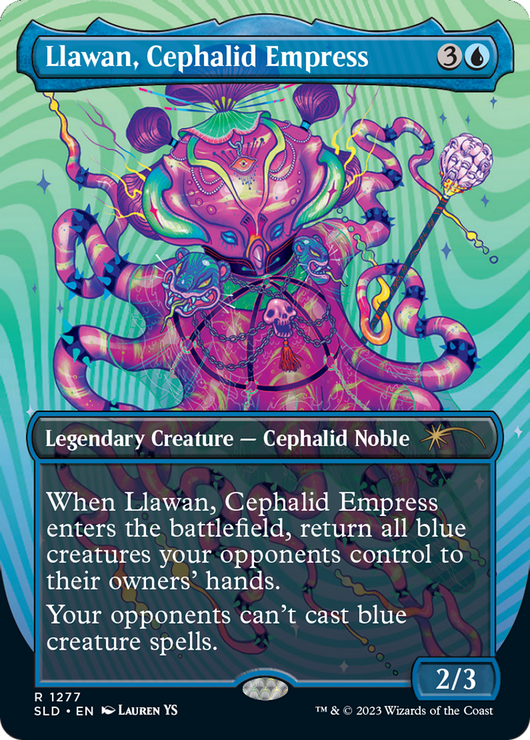 Llawan, Cephalid Empress (Borderless) [Secret Lair Drop Series] | RetroPlay Games