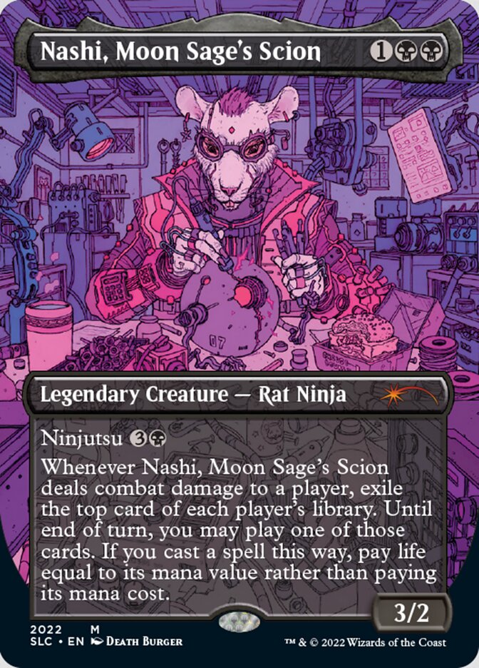 Nashi, Moon Sage's Scion (Borderless) [Secret Lair Countdown Kit] | RetroPlay Games