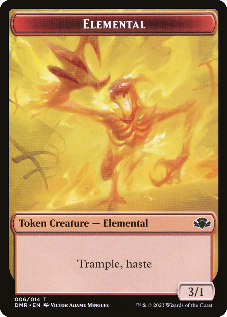 Elemental Token [Dominaria Remastered Tokens] | RetroPlay Games