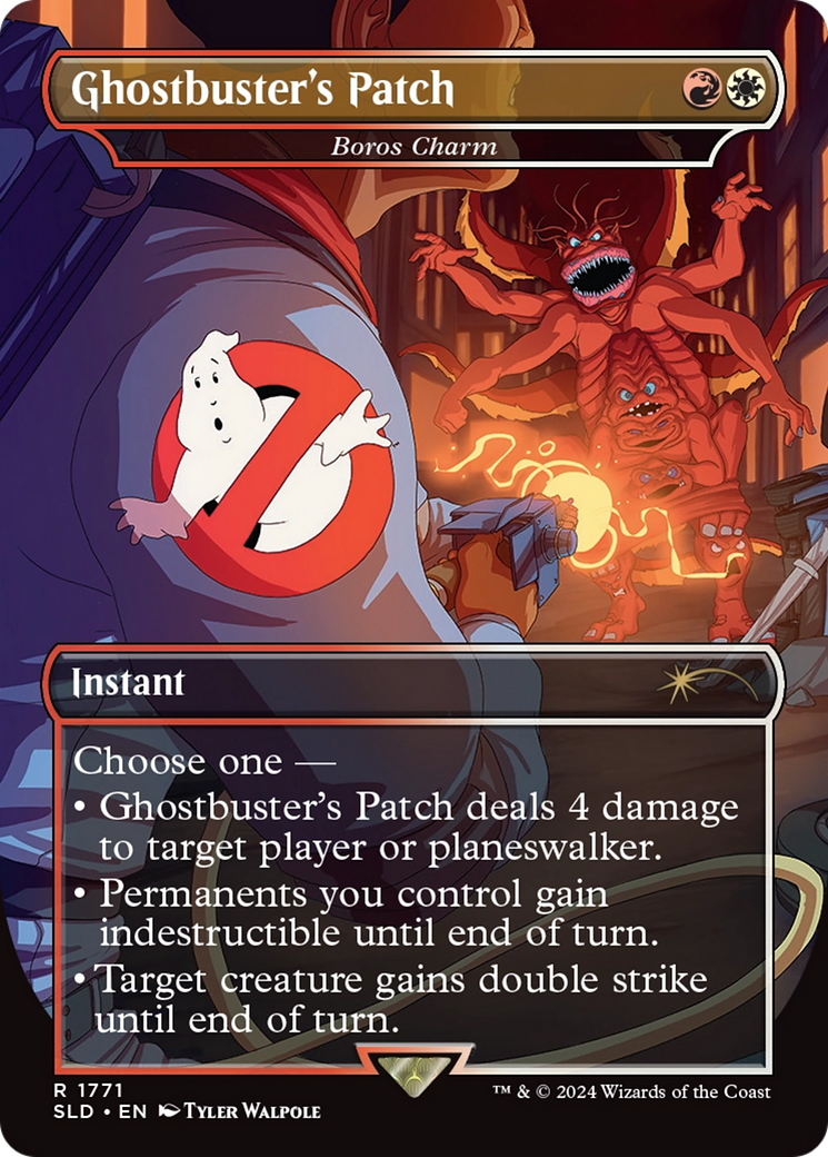 Ghostbuster's Patch - Boros Charm [Secret Lair Drop Series] | RetroPlay Games