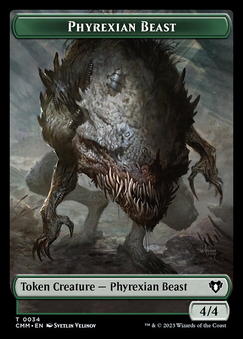 Eldrazi Scion // Phyrexian Beast Double-Sided Token [Commander Masters Tokens] | RetroPlay Games