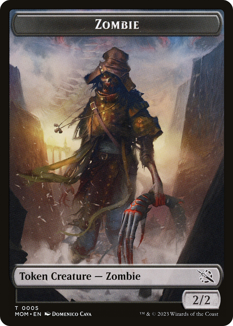 Elemental (02) // Zombie Double-Sided Token [March of the Machine Tokens] | RetroPlay Games