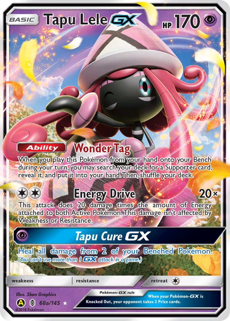 Tapu Lele GX (60a/145) [Alternate Art Promos] | RetroPlay Games