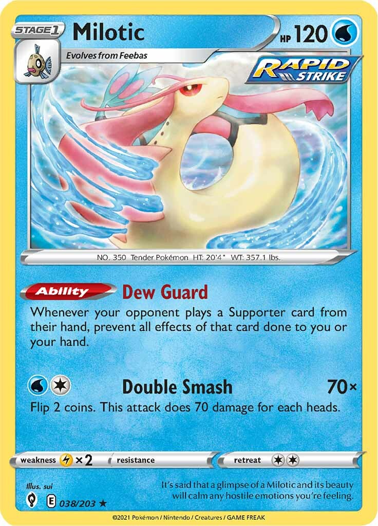 Milotic (038/203) [Sword & Shield: Evolving Skies] | RetroPlay Games