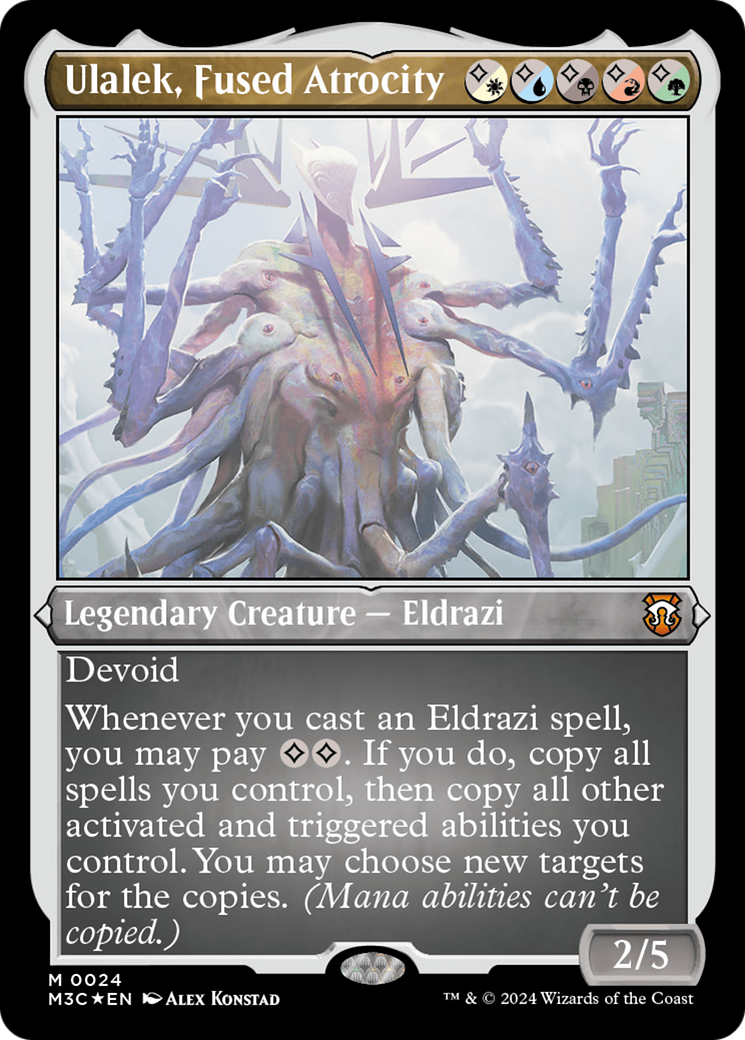 Ulalek, Fused Atrocity (Foil Etched) [Modern Horizons 3 Commander] | RetroPlay Games