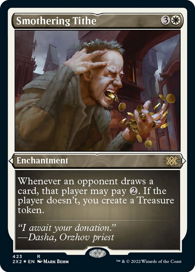 Smothering Tithe (Foil Etched) [Double Masters 2022] | RetroPlay Games
