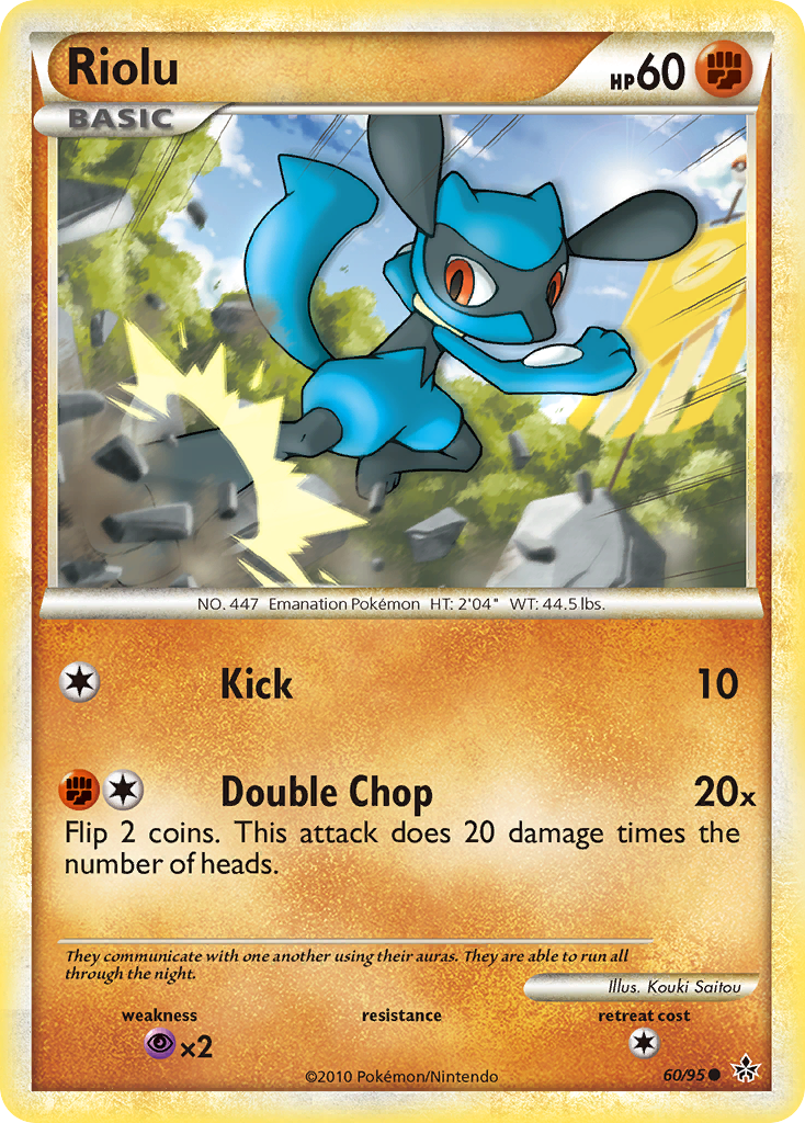 Riolu (60/95) [HeartGold & SoulSilver: Unleashed] | RetroPlay Games