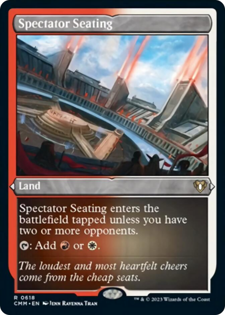 Spectator Seating (Foil Etched) [Commander Masters] | RetroPlay Games