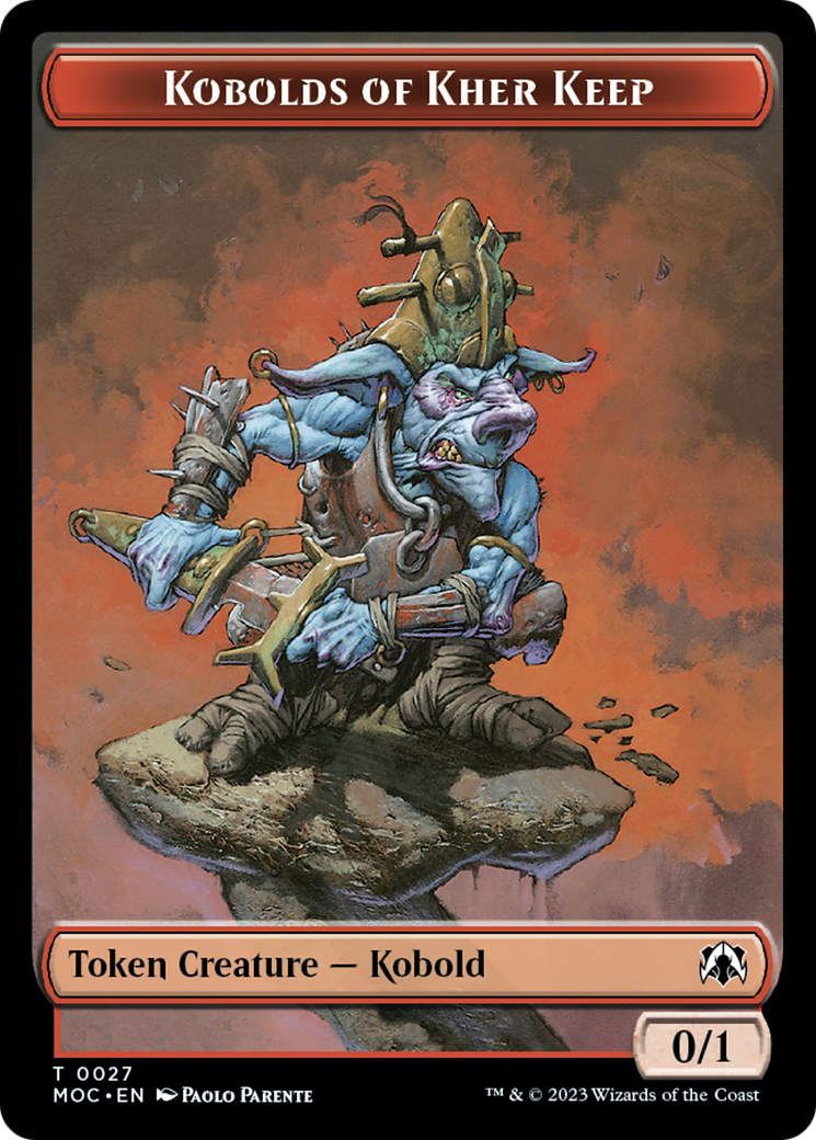 Bird // Kobolds of Kher Keep Double-Sided Token [March of the Machine Commander Tokens] | RetroPlay Games