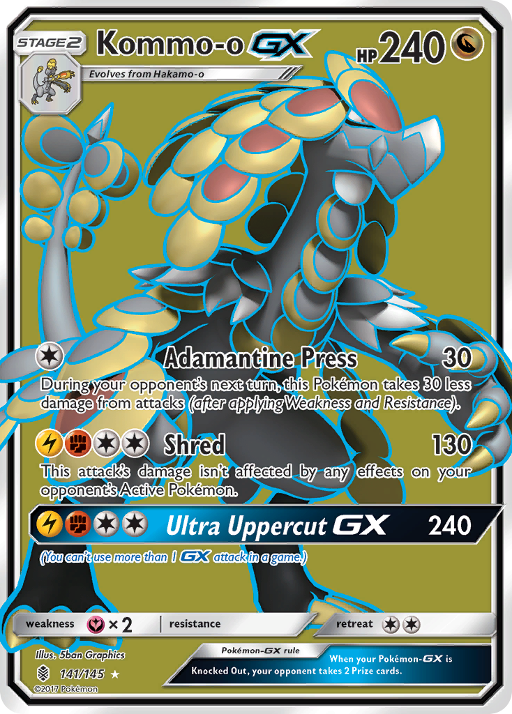 Kommo-o GX (141/145) [Sun & Moon: Guardians Rising] | RetroPlay Games