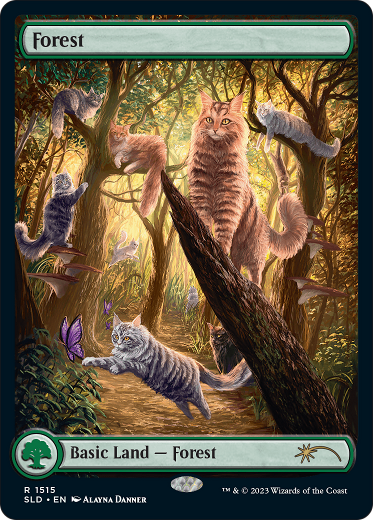 Forest (1515) [Secret Lair Commander Deck: Raining Cats and Dogs] | RetroPlay Games