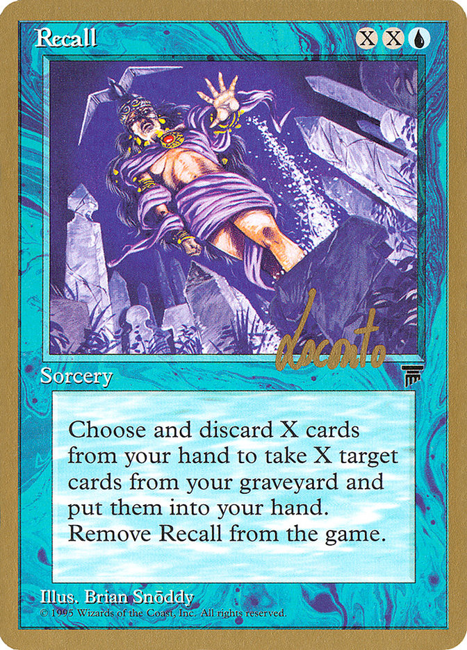Recall (Michael Loconto) [Pro Tour Collector Set] | RetroPlay Games