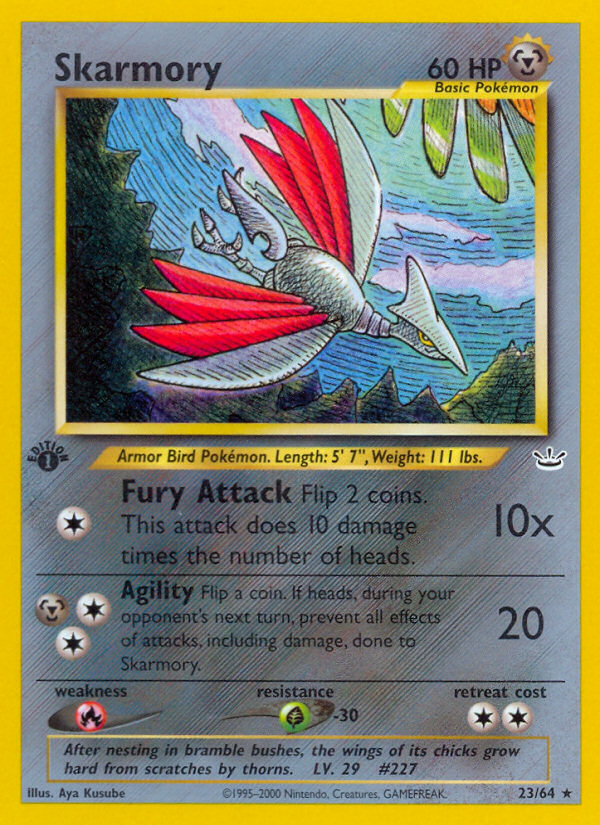 Skarmory (23/64) [Neo Revelation 1st Edition] | RetroPlay Games