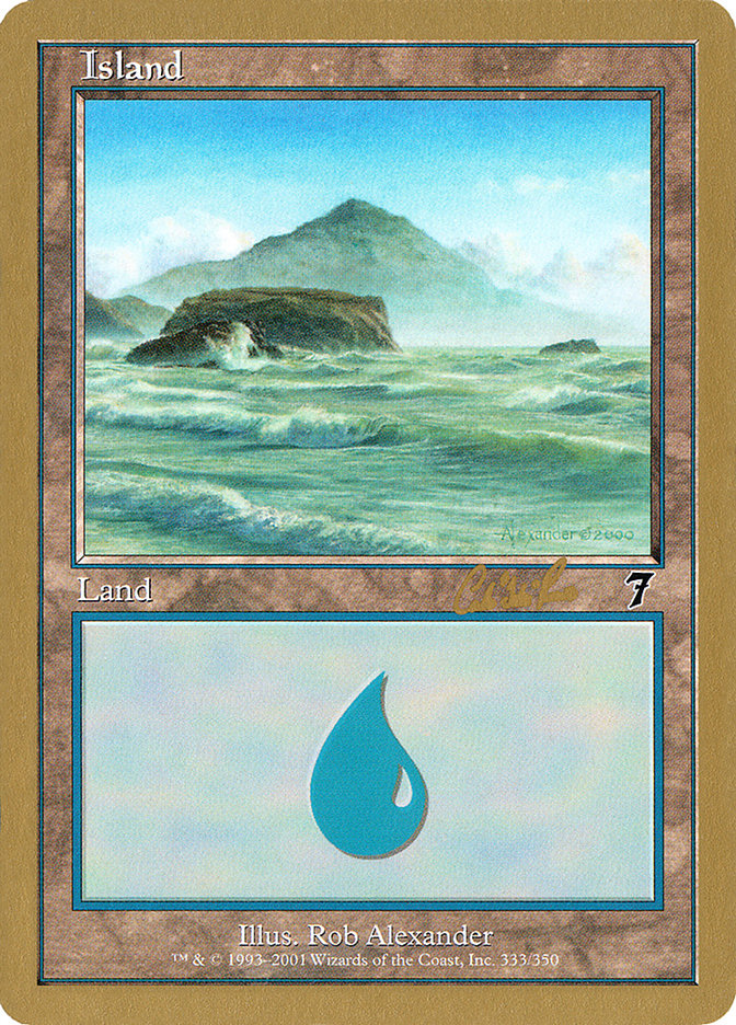 Island (cr333) (Carlos Romao) [World Championship Decks 2002] | RetroPlay Games