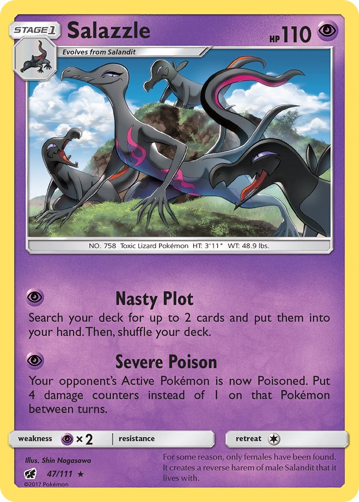 Salazzle (47/111) (Theme Deck Exclusive) [Sun & Moon: Crimson Invasion] | RetroPlay Games