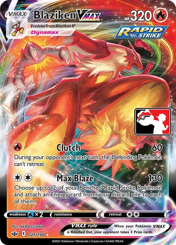 Blaziken VMAX (021/198) [Prize Pack Series One] | RetroPlay Games