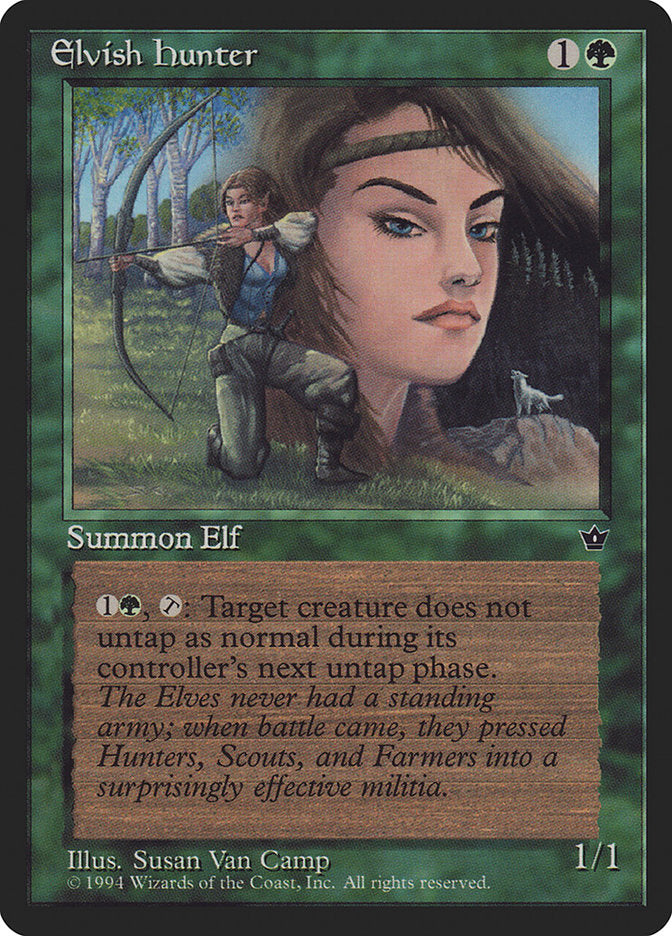 Elvish Hunter (Susan Van Camp) [Fallen Empires] | RetroPlay Games